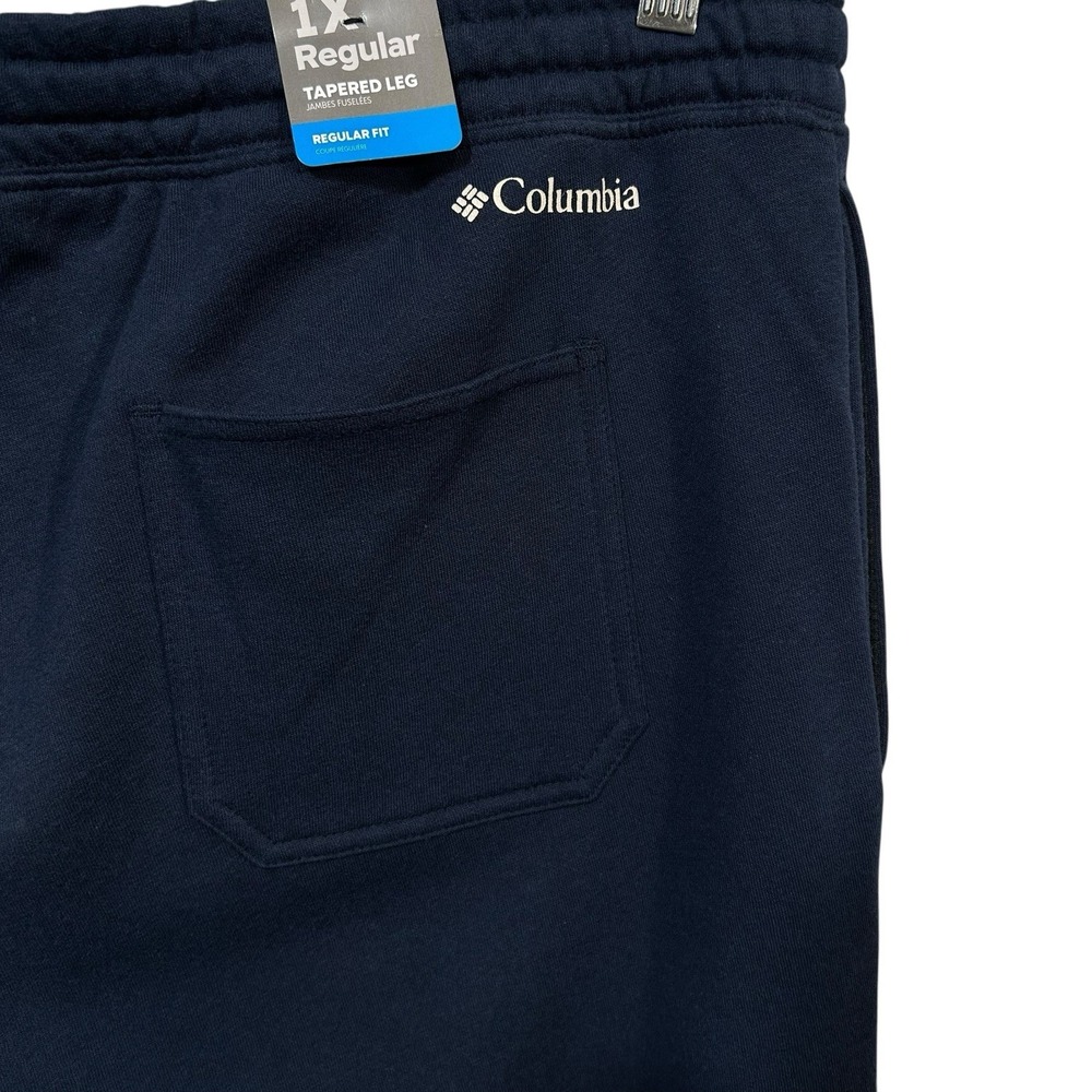 Columbia Men's Trek Fleece Jogger Pants Size 1X‎ (40x31") Navy Blue Regular Fit - Picture 4 of 7